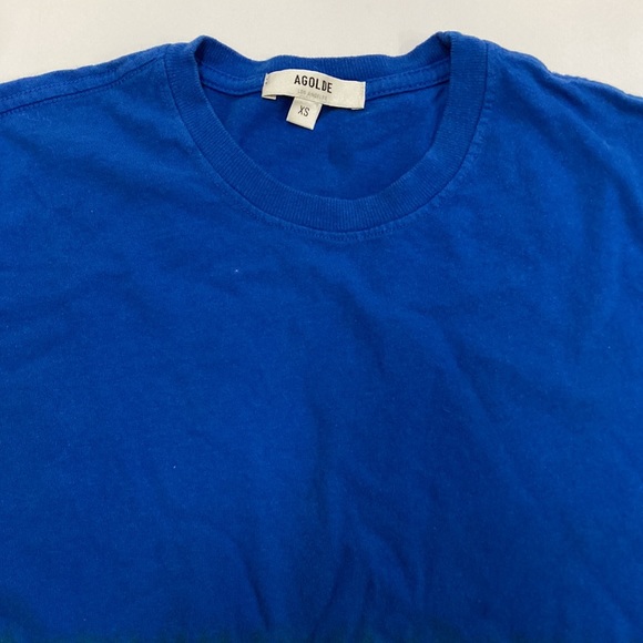 Agolde Tie Dye Blue/Yellow Ukraine Tshirt PR13-20 - Picture 3 of 5